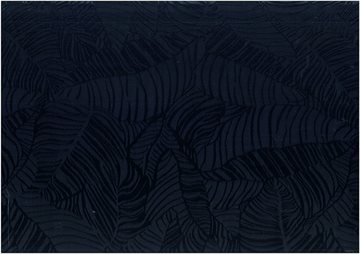 Navy Blue Elliptic Leaves